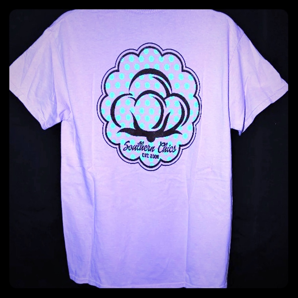 Pastel purple southern chics T-shirt
